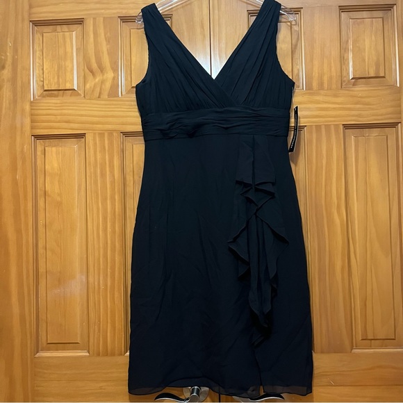 Donna Morgan Dresses & Skirts - Donna Morgan Black Silk Dress Size 12 NWT